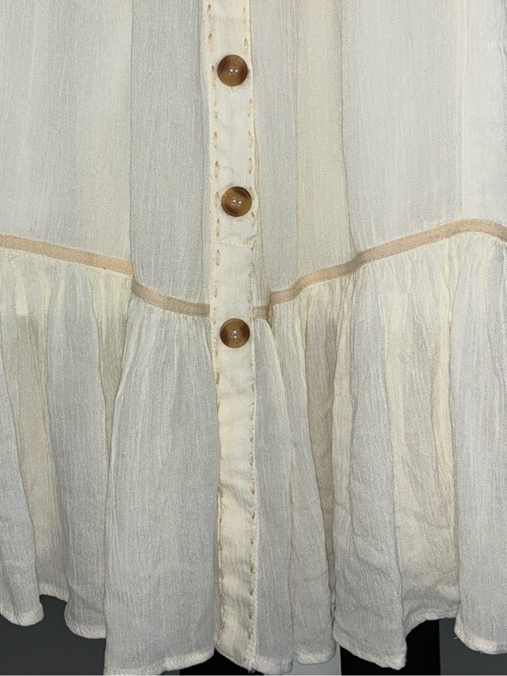 Ces Femme - Button-Front Maxi Dress - Picture 2 of 7